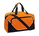 Preiswert&Gut Sporttasche 48x22x28cm Fitnesstasche 410Gr Umhängetasche (Orange)