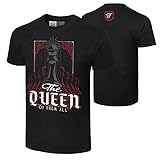 WWE Charlotte Flair Queen of Them All Authentic T-Shirt, Herren, schwarz, XX-Large