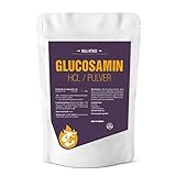 BULL ATTACK GLUCOSAMIN HCL Pulver - 1000g - Reines, hochwertiges Pulver ohne Zusatzstoffe - auch für Tiere (Pferd, Hund, Katze) geeignet - Premium Qualität