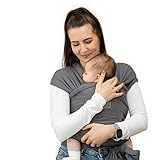 MABYEN Baby Tragetuch Neugeborene - Babytrage für Neugeborene ab Geburt - Elastisches Tragetuch Baby - Baby Trage mit praktischer Aufbewahrungstasche - Stärkt die Bindung zwischen dir und deinem Baby