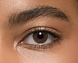SOLOTICA farbige Kontaktlinsen Turpis Brown – Stark deckende Monatslinsen für 3 Monate in Braun, besonders natürliches Ergebnis für dunkle Augen - 1 Paar