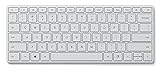 Microsoft Designer Compact Keyboard (deutsches QWERTZ Tastaturlayout, Monza Grau, kabellos)