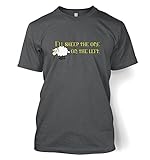 I'll sheep the one on the left t-shirt - World of Warcraft (Large (42/44)/Dark Heather) Grau