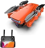 DNTG GPS mit 4K-Kamera für Erwachsene, 5g WiFi FPV-Drohne mit bürstenlosen Motor, Faltbarer RC-Quadkopter, Auto-Rückkehr nach Hause, Folgen Mir, 25 Minuten Flugzeit Battery*3