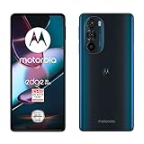 Motorola edge30 pro Smartphone (6,7'-FHD+-Display, 50-MP-Kamera, 12/256 GB, 4800 mAh, Android 12), Cosmos Blue, inkl. Schutzcover + KFZ-Adapter [Exklusiv bei Amazon]