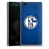 Hard Case kompatibel mit Huawei P8 lite (2015-2016) Schutzhülle weiß Smartphone Backcover FC Schalke 04 Bundesliga Fußball
