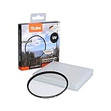Rollei Premium Rundfilter UV 55 mm - UV Filter und Schutzfilter mit Aluminium-Ring aus Gorilla Glas mit spezieller Beschichtung - Größe: 55 mm