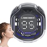 Generisch Wireless Earbuds Noise Cancelling, Noise Cancelling Wireless Earbuds, In-Ear Earphones with Digital Display, 5.3 Long Playtime Earpiece, Wireless Headset for Sports Fitness, Headp