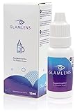 Glamlens Augentropfen - Feuchtigkeitstropfen gegen trockene Augen - Befeuchtet & Beruhigt - Für Kontaktlinsen und Kontaktlinsenträger geeignet, 15 ml