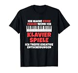 Pianisten Witz Geschenk für Klavier Spieler T-Shirt