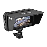 Funien E50 4K On-Camera-Feldmonitor 5-Zoll-IPS-Touchsn 2500nits mit 3D LUT USB-Upgrade für DSLR-Kamera-Camcorder