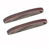 PVG 10 Stück Schleifband Schleifbänder - passend für RYOBI Akku Bandschleifer R18PF-0, BLACK & DECKER Powerfeile KA 290 292 900 E 902 und SILVERLINE Bandfeile