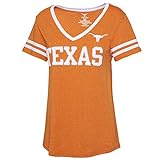 University of Texas Authentic Apparel Damen-T-Shirt Texas Rosie, Damen, Texas Rosie T-Shirt, Orange/Weiß, XX-Large