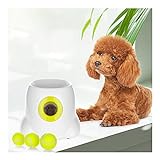 AIKES Hunde Ballwurfmaschine Indoor Hunde Ballwurfmaschine Elektronisch Inteligenz Spielzeug Hund − 3 Bälle Inklusive