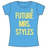 One Direction Unisex ONEDTEE18LSBU01 T-Shirt, blau, S