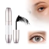 Wimperntusche, 2024 New Wimpernserum, Wasserdicht Mascara, Langanhaltende Wasserfeste Wimperntusche mit 4D-Faser (Schwarz-1PCS, 8g)