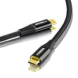 SEBSON USB C Kabel 1m auf USB C, Ladekabel/Datenkabel 3.1 Gen2 schwarz, Schnellladekabel 10Gbit/s kompatibel mit Samsung, Huawei, MacBook