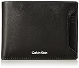 Calvin Klein Ck Bonus Herren-Geldbörse, dreifach faltbar, Smooth/Epi, Einheitsgröße