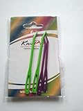 KnitPro 10806 Tapisserienadeln, 2 x grün 2 x lila