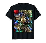 Weihnachtsbaum-Girlanden und Ornamente Kunst T-Shirt