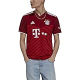 adidas Herren Home 21/22 FC Bayern MÜNCHEN T-Shirt, FCB True Rot, XL
