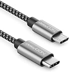 deleyCON 1,5m USB C auf Micro USB Kabel Adapter - Ladekabel & Datenkabel in Beide Richtungen - Kompatibel mit Handy Smartphone Tablet Ladegerät Notebook usw. - Schw