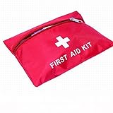 MMLLPP Erste-Hilfe-Set Erste-Hilfe-Set Mini-tragbares Outdoor-Überlebens-Erste-Hilfe-Set, geeignet für Wandern, Camping, Reisen, Erste-Hilfe-Koffer, rot, 500 Stück (Color : Red)