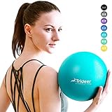 Trideer Gymnastikball Klein, 23cm Pilates Ball, 9 Inch Soft Yoga Ball, Mini fitnessball with Inflatable Straw, Gym Ball für Pilates, Yoga, Core Training and Physical Therapy
