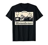 Memento mori lateinische Phrase Stoizismus Philosophie T-Shirt