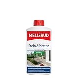 MELLERUD Stein & Platten Grundreiniger Säurefrei | 1 x 1 l | Effizientes Reinigungsmittel | für alle Natur- und Kunststeinarten | Marmor, Sand- und Kalkstein uvm. | säurefrei | Gegen S