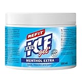 Refit Ice Gel Menthol Extra XXL 500 ml – Extra Schmerzgel - hoher Mentholgehalt – extra kühlend – geeignet für Freizeit- und Profisport – zur Regeneration und Entspannung – einzigartige Formel