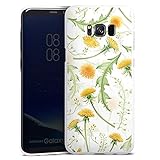DeinDesign Hard Case kompatibel mit Samsung Galaxy S8 Plus Duos Schutzhülle weiß Smartphone Backcover Blumen Blüte Muster