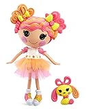 Lalaloopsy Puppe Sweetie Candy Ribbon mit Haustier 'Puppy' - 33 cm Toffee Candy-inspirierte Puppe mit rosa & gelbem Outfit & Schuhen, in wiederverwendbarem Haus-Spielset für Kinder von 3 - 103 Jahren