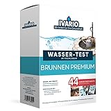 IVARIO Brunnenwasser Premium (44 Prüfwerte), Labor-Wassertest mit Experten-Analyse im akkreditierten Fachlabor/24h-Versand/kostenlose Beratung