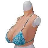 XSWL Crossdresser Silikon Brust Formen H Cup Big Fake Boobs Brustplatten für Cosplay Titten Shemale Transgender Drag Queen Transvestite,Color 1