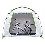 Lohca Fahrradzelt Outdoor Zelt Wasserdicht 190T UV-Schutz Fahrradplane Fahrradabdeckung Lagerzelt für Trekking, Camping, Einfacher Aufbau, Silber
