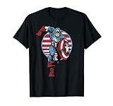 Marvel Captain America Charge Graphic T-Shirt T-Shirt