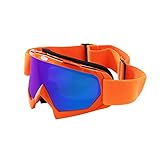 Ski Snowboardbrille -Schutz Nebel Schneebrille für Herren Damen Jugend Brille Auf Rechnung (A, One Size)