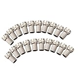 wisspair CCTV RG6 F-Type Torsion – auf RF Koaxialkabel, Koaxialstecker, 20 Stück