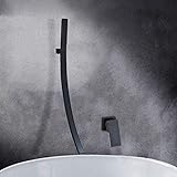 MLOZS Wasserhahn Badezimmerarmatur 70 cm Langer Badewanne Warm- und Kaltmischer-Kran-Wandhalterung