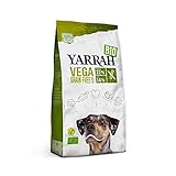 YARRAH Vega Vegetarisches Bio-Trockenfutter für Hunde – für alle Rassen und Altersgruppen | Exquisite Biologische Hundebrocken, 10kg | 100% biologisch, getreidefrei & frei von künstlichen Zusätzen