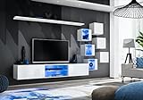 ASM TV-Wandschrank Switch XXI – L 240 x T 40 x H 120 cm – Weiß