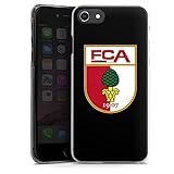 DeinDesign Hard Case kompatibel mit Apple iPhone 7 Schutzhülle transparent Smartphone Handy Hülle FC Augsburg Wappen FCA