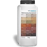Ruberstein® Steinrestauriermörtel/Reparaturmörtel/Sandstein 1 kg (klinkerrot)