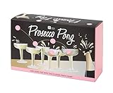 Talking Tables The Original Prosecco Pong Party Game; Witziges Trinkspiel, Alternative zu Bier-Pong für Geburtstage, Polterabende, Silvester, Weihnachten und Sektparties; Pink (12 Gläser und 3 Bälle)