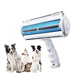 Fusselroller für Hundehaare und Katzenhaare - Wiederverwendbar, Fusselbürste für Tierhaar, für Kleidung, Sofa, Bett, Teppich