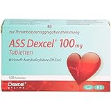 ASS Dexcel 100 mg Tabletten bei Herz-Kreislauf-Erkrankungen, 100 St. Tabletten