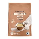 Our Essentials by Amazon Kaffeepads Crema 100% Arabica, Geeignet für Senseo Maschinen, 36 Stück (1er-Pack)