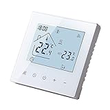Thermostat Heizung Smart Thermostat Digital WiFi Raumthermostat Programmierbarer Elektronischer Heizthermostat Warmwasserbereitung Smart Thermostat 3A weiß
