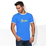 World of Football Ringer T-Shirt Old JENA blau - 164